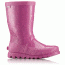 Sorel Rain Boot Gloss - Youth, Pink Ice/Emperor, 4.5, 1797961695-4.5