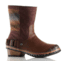 Sorel Slimshortie Casual Boot - Women's-Madder Brown/Bonfire-Medium-5