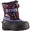 Sorel Snow Commander Print Winter Boot - Girl's Youth-Black/Paisley-6 Toddler