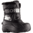 Sorel Snow Commander Winter Boot - Youth-Black/Charcoal-9 Kid