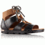 Sorel Torpeda Lace II Sandal - Women's-Black/Elk-Medium-11