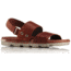 Sorel Torpeda Leather and Suede Sandal, Women's, Rustic Brown/Fossil, 8.5 US, 1735221295-8.5