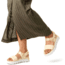 Sorel VIIbe Sandal - Womens, Honey White/Sea Salt, 9, 2030511-292-9