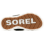 Sorel VIIbe Twist Slide Sandals - Womens, Black/Sea Salt, 7 US, 2039961-010-7