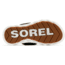 Sorel VIIbe Twist Slide - Womens, Black/Sea Salt, 6, 2039961-010-6