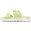 Sorel VIIbe Twist Slide - Womens, Luminous Lime/Whitened Pink, 9.5, 2039961-382-9.5