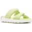 Sorel VIIbe Twist Slide - Womens, Luminous Lime/Whitened Pink, 9.5, 2039961-382-9.5