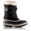 Sorel Yoot Pac Nylon Boot, Black, 3, 1638021010-3