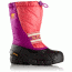 Sorel Youth Cub Winter Boot - Youth-Afterglow/Bright Plum-6 Youth
