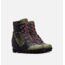 Sorel Youth Lexie Wedge Camo Shoe - Girls, Hiker Green, Bl, 1, 1808521371-1