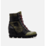 Sorel Youth Lexie Wedge Camo Shoe - Girls, Hiker Green, Bl, 1, 1808521371-1