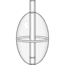 South Bend Float Snap On Red/wht 3pk F8