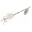 South Bend Small Muskie Tail, Silver/Silver, SRT-SWS