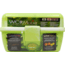 South Bend Worm Gear 88 Piece Tackle Box,Green 114139