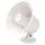 Speco Tech SPC-5P 5&quot; Weatherproof PA Speaker w/Plastic Base - 8 ohm 11197