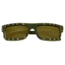Spectrum Sunglasses Garcia S120GD Sunglasses, Green Zebra Frame, Gold Lens SSGS120GD