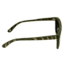 Spectrum Garcia Wood Sunglasses, Green Zebra Frame, Gold Lens, One Size, SSGS120GD