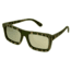 Spectrum Sunglasses Garcia S120SR Sunglasses, Green Zebra Frame, Silver Lens SSGS120SR