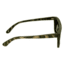 Spectrum Garcia Wood Sunglasses, Green Zebra Frame, Silver Lens, One Size, SSGS120SR