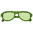 Spectrum Sunglasses Morrison S108gy Sunglasses, Green Frame, Green Lens SSGS108GY