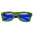 Spectrum Sunglasses Slater S101bl Sunglasses, Green Frame, Blue Lens SSGS101BL