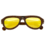 Spectrum Sunglasses Stroud S110gd Sunglasses, Orange Frame, Gold Lens SSGS110GD