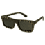 Spectrum Ward Wood Sunglasses, Black Stripe Frame, Black Lens, Black Stripe/Black, One Size, SSGS117BK
