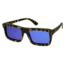 Spectrum Sunglasses Ward S117bl Sunglasses, Black Stripe Frame, Blue Lens SSGS117BL