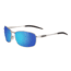 Spiderwire SPW006 Sunglasses, Silver Frame, Blue Mirror (Grey Base) Lens 1479112