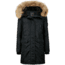 Snorkel Parka Real Fur New Flight Satin - Womens -Caviar-Medium