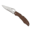 Spyderco Byrd Cara Cara2 Blue Frn Partially Serrated, Brown, BY03PSBN2