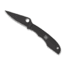 Spyderco Grasshopper SS Folding Pocket Knife 2.27in Blade Length, Sandvik 12C27 Steel, Stainless Black, C138BKP