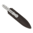 Spyderco SpyderThrowers Set of 3 Throwing Knives Plain Edge Fixed Blade Knives 9in, Black, Small, TK01SM