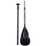 Stand On Liquid Blast 3 pc Adjustable Fiberglass Paddle, 65-81in, Black, Silver, SONL17BFGAP3P