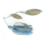 Stanley Jigs 3/8 oz. Vibra Wedge Extreme Hand Tied, Double Willow Blade, Nickel/Nickel, Blue Runner, VWEX38-425DW