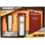Adventure Stainless Steel Shots and Flask Set-Hammertone Crimson