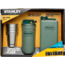 Adventure Stainless Steel Shots and Flask Set-Hammertone Green