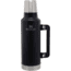 Stanley Classic Legendary Bottle, Bpa-Free, 2 Quart/1.9 L Capacity, 18/8 SS Construction, Black, 10-07934-002