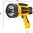 Stanley FATMAX 10W Lithium-Ion LED Rechargeable Spotlight, Yellow/Black, SL10LEDS