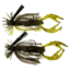 Stanley Jigs Finesse Jig, Pumpkin/Green/Chart, 1/4oz, 2 per Pack, FSR214-6469
