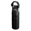 Stanley The IceFlow Fast Flow 16 oz Bottle with Fast Flow Lid, Black 2.0, 16 oz / 0.47 L, 10-11286-038