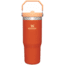 Stanley The IceFlow Flip Straw Tumbler, Tigerlily, 30 oz, 10-09993-178
