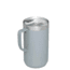Stanley The Stay-Hot Camp Mug 24oz, Hammertone Silver, 24 oz/0.71 L, 10-11443-009