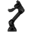 Stealth Rod Holders Qr1 Rod Holder With Mulit Mount Base And Extension, Black, QR1-MMX