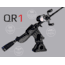 Stealth Rod Holders QR1 Rod Holder With No Base, Black, QR1-NB