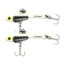 SteelShad Mini, 2 Pack, 1/4 Oz, Glow White, SSL-10222