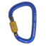Sterling Eagle Large Pear Carabiner-Blue-Screw Lock
