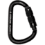 Sterling Falcon Autolock Pear Carabiners, Black, Small, HWFALCONALB