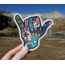 Sticker Art Stoked Stikers, STOKED
