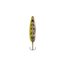 Stinger Stingray Spoon Lightweight Trolling Spoon, 4.25in .4oz., #1 VMC Hooks, Silver Hammered, Yellow Killer, NSH208